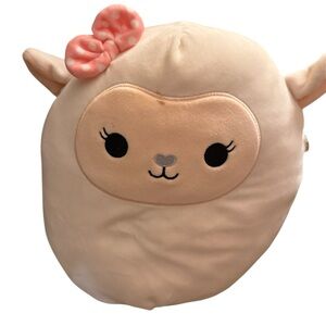 Squishmallows Pink and Cream Stuffed Lamb